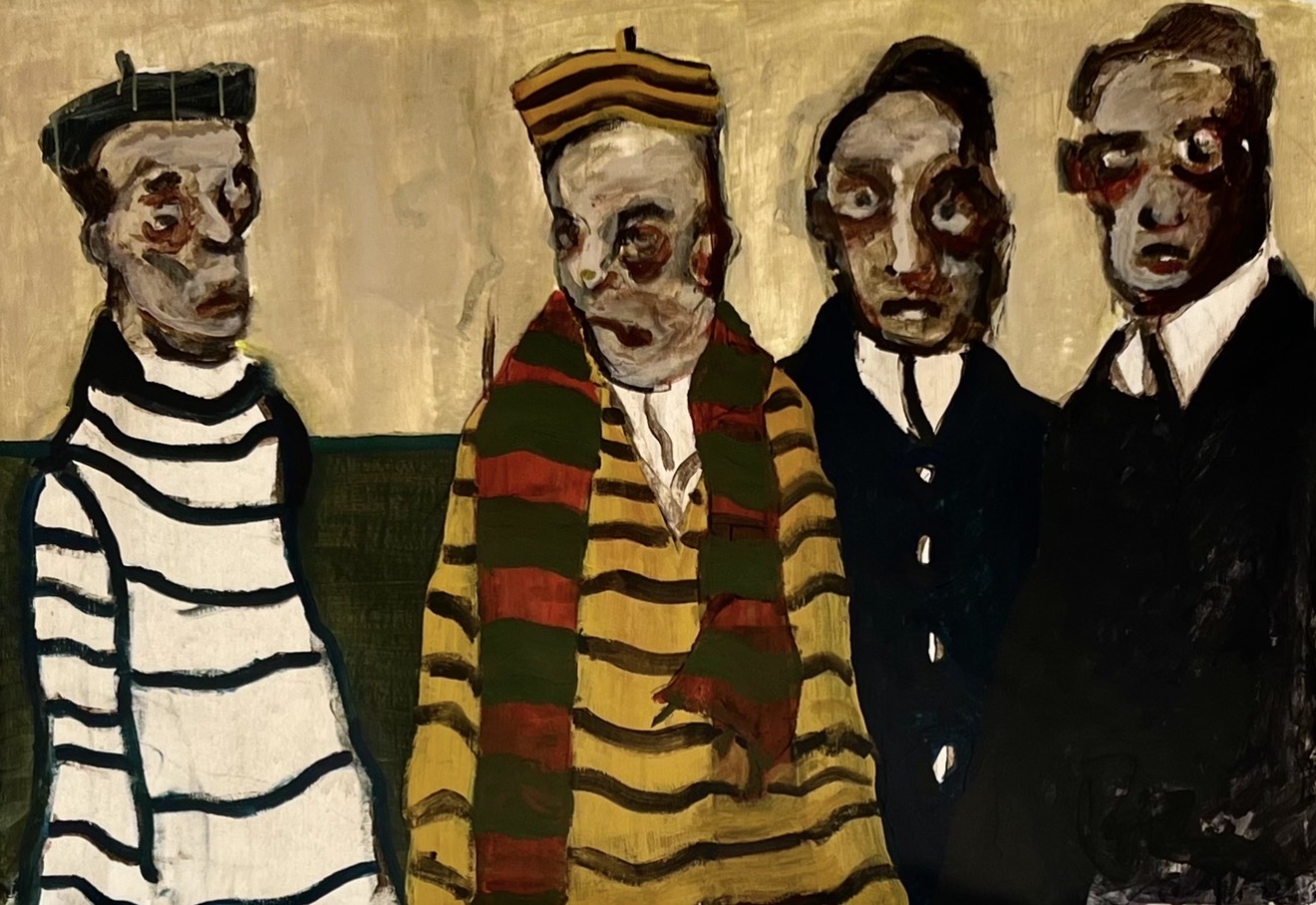 "De burgers van Massemen" by artist - acrylic on canvas