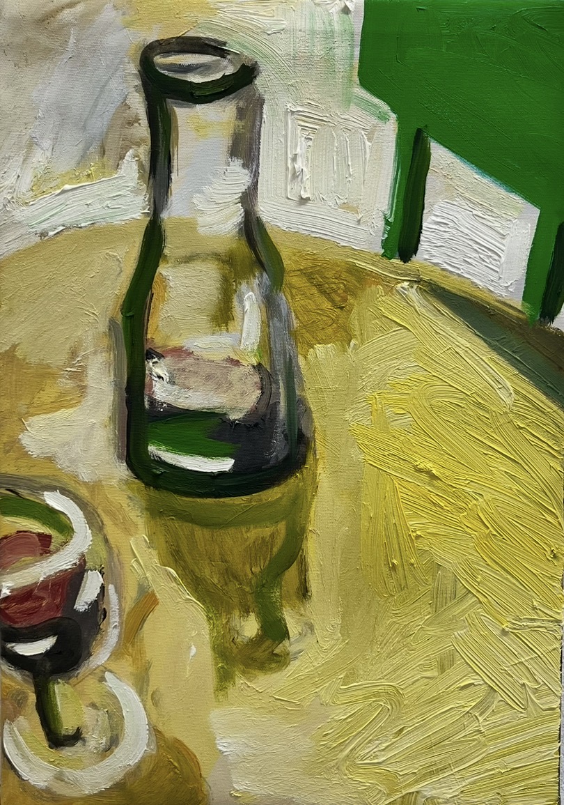 "Stilleven" by Drs. Nandus - oil on canvas