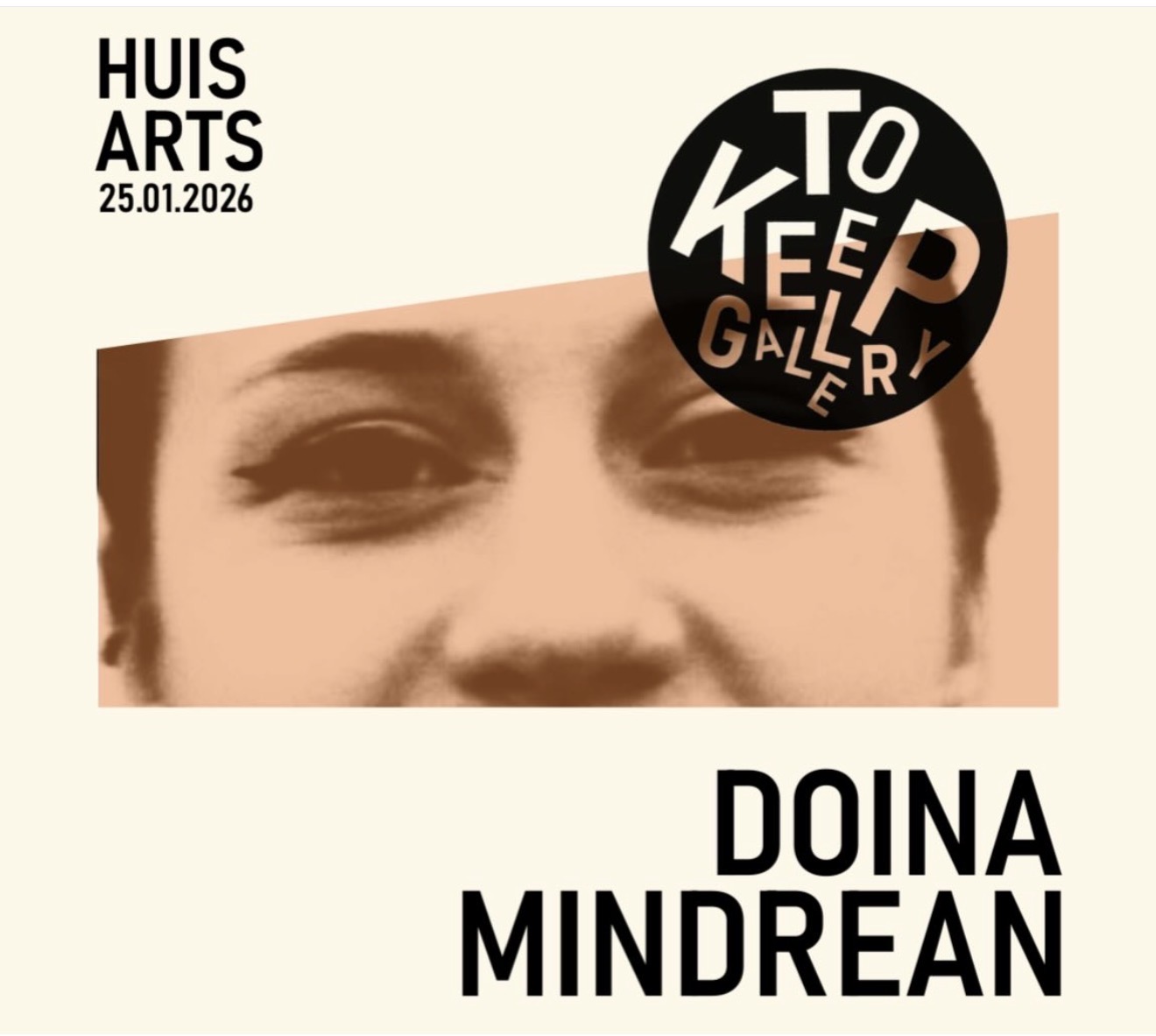 Portrait of Doina Mindrean, contemporary artist at To Keep Gallery