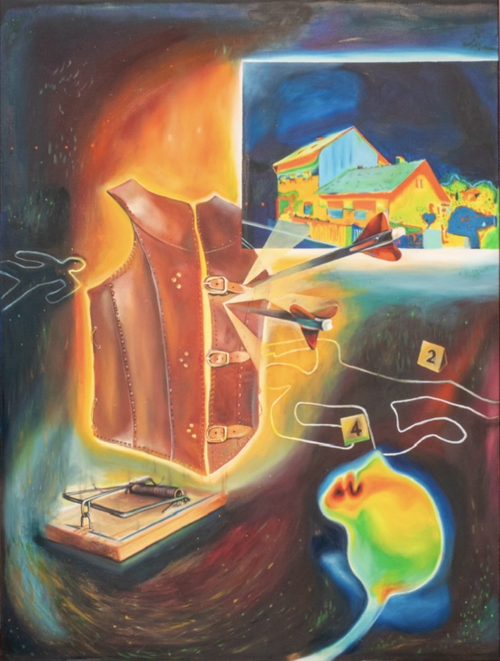 "All I Wanted Was To Be Home" by artist - oil on canvas