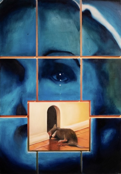 "Epilogue" by artist - oil on panel
