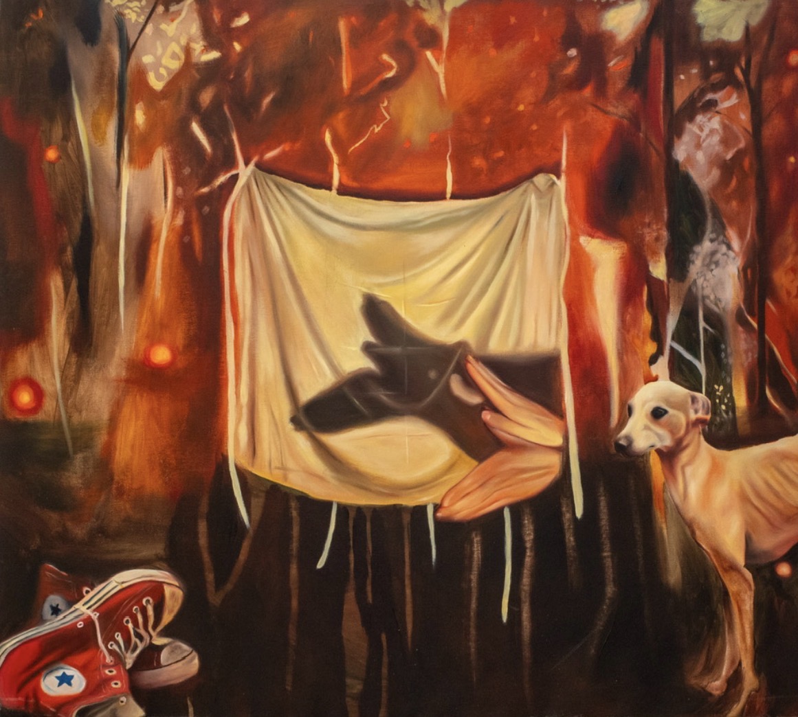 "There's A Comfort In This Absence You Left Behind" by artist - oil on canvas