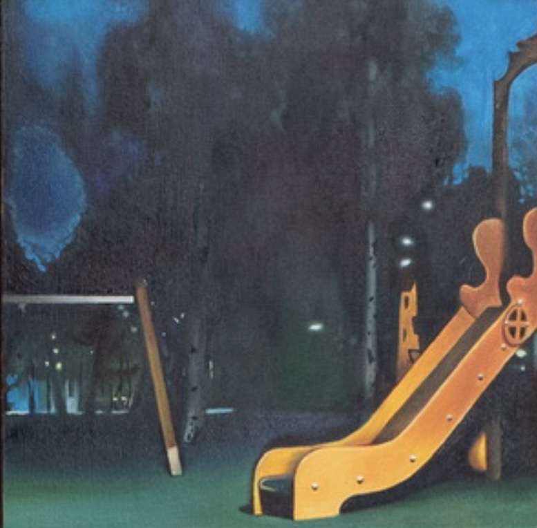 "Those Days Aren't Here Anymore" by Emile Desweemer - oil on panel