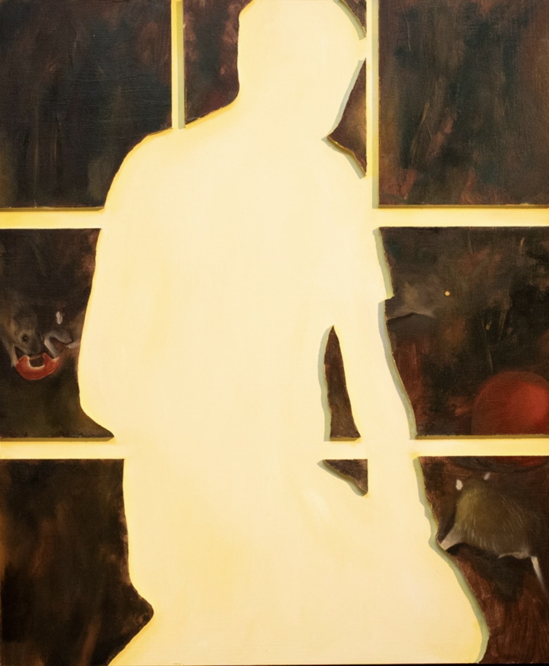 "The Grounding, This Duality - Home" by Emile Desweemer - oil on panel