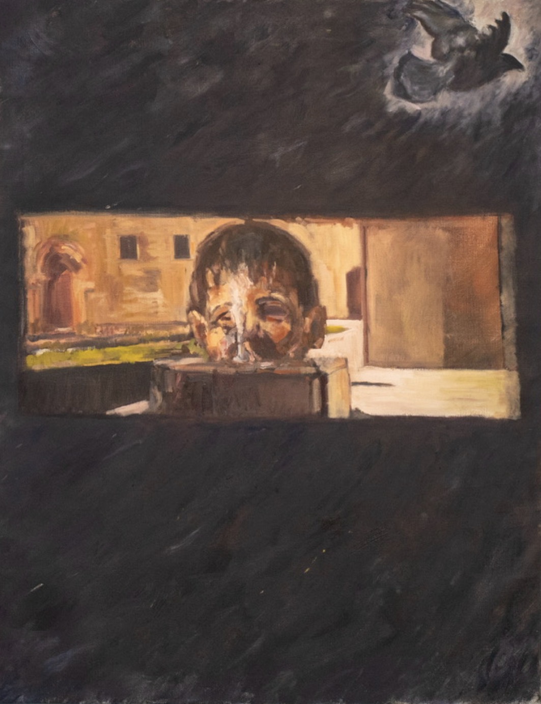"Herinnering" by London Gasparian - oil on canvas