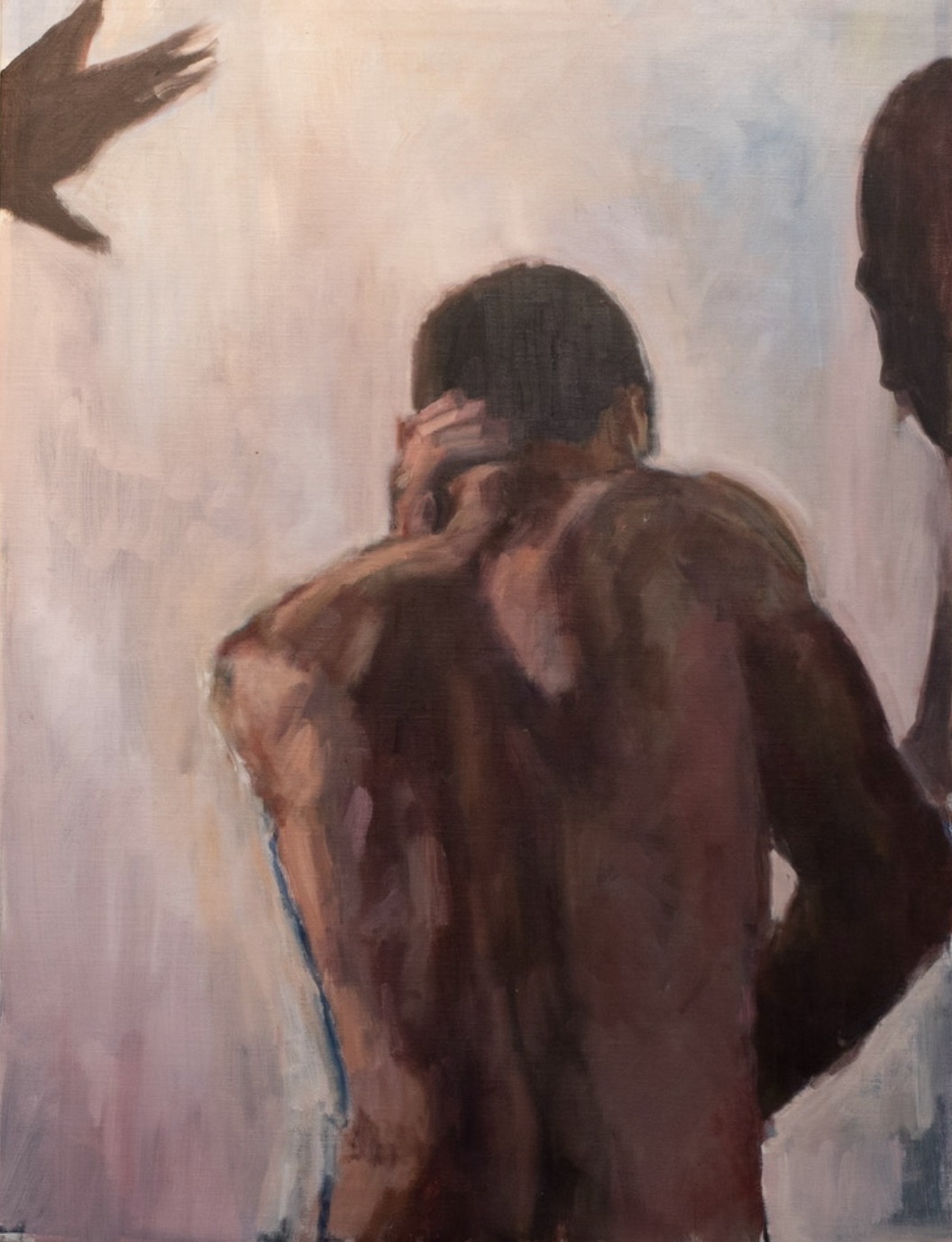 "ADAM nr.2" by London Gasparian - oil on canvas