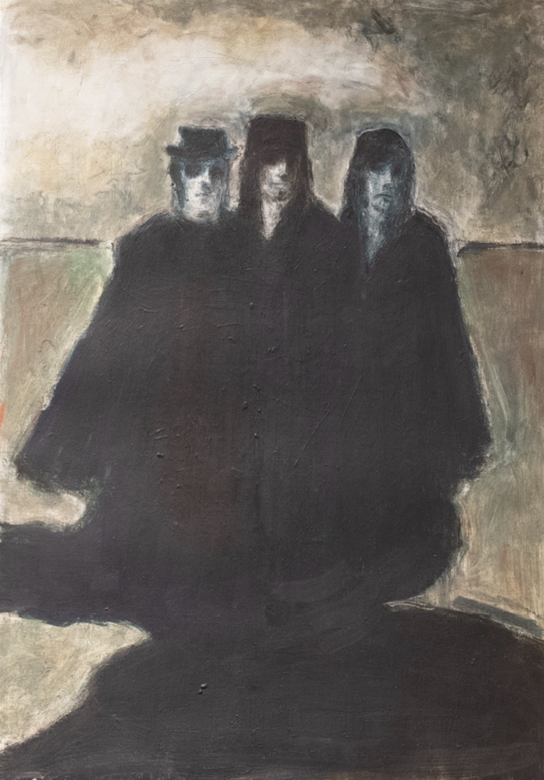 "Studie naar Spilliaert" by London Gasparian - oil on canvas