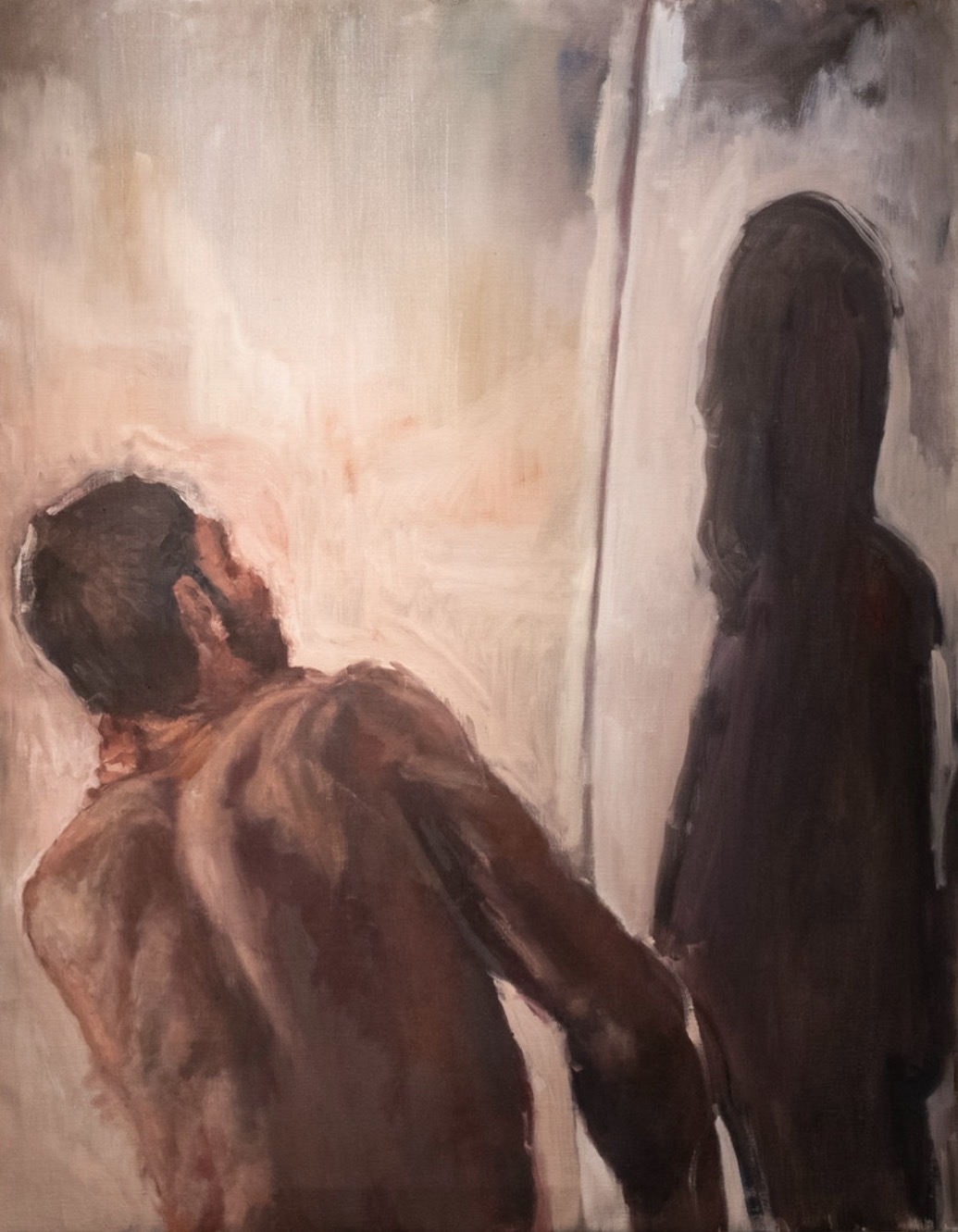 "ADAM nr.1" by London Gasparian - oil on canvas