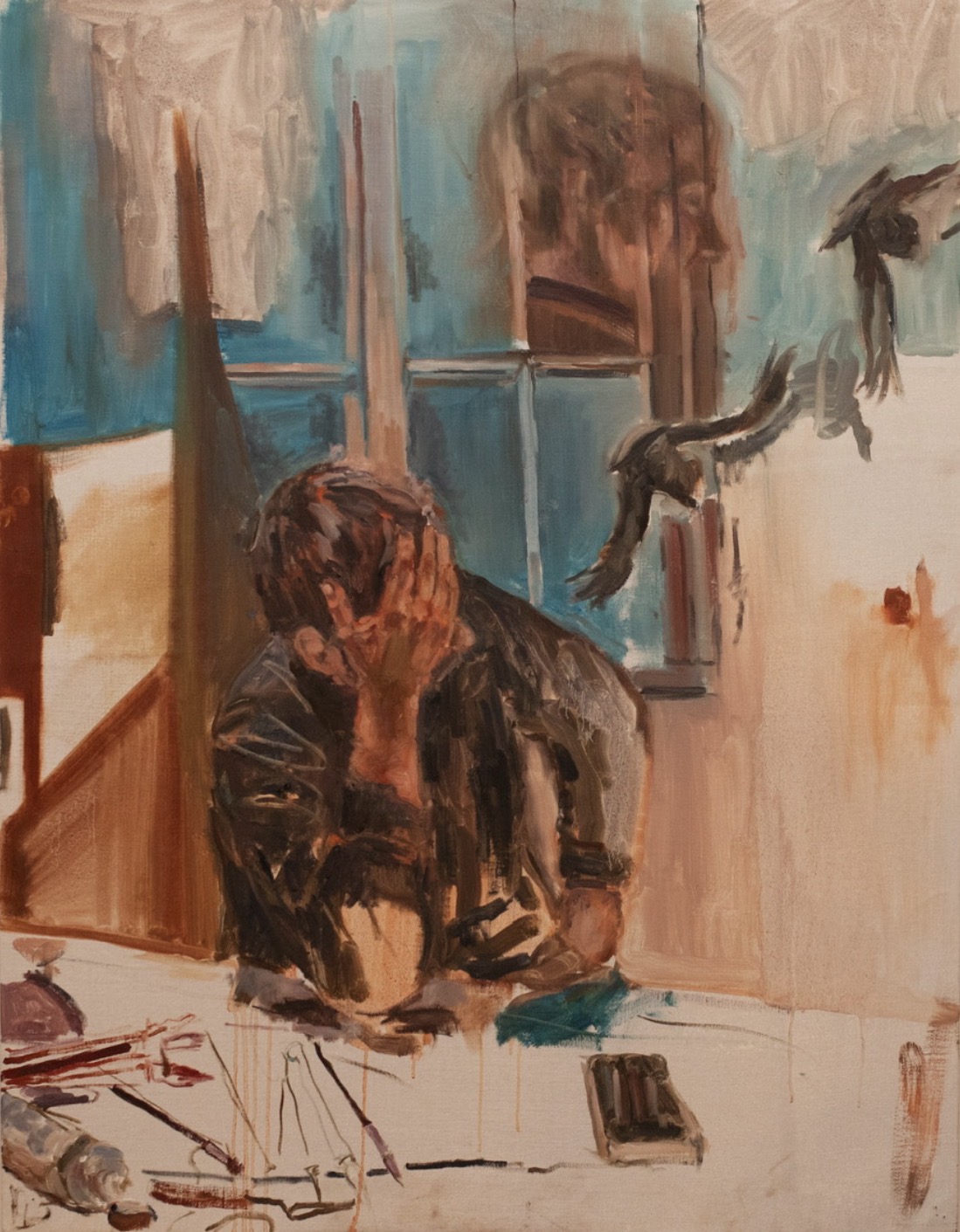 "Elegy" by London Gasparian - oil on canvas