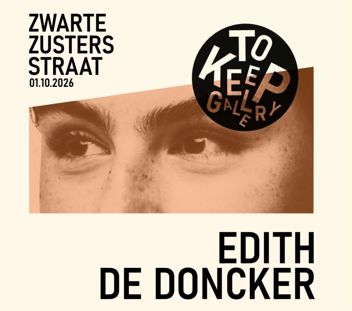 Portrait of Edith De Doncker, contemporary artist at To Keep Gallery